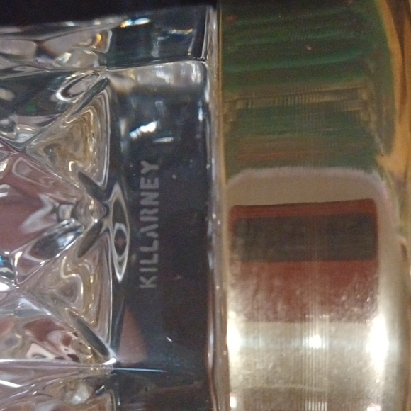 KILLARNEY " Irish Crytal Glass Vase - Picture 6 of 7